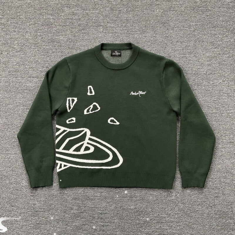 Unisex Star Pattern Cashmere Blend Sweater - originaledrip