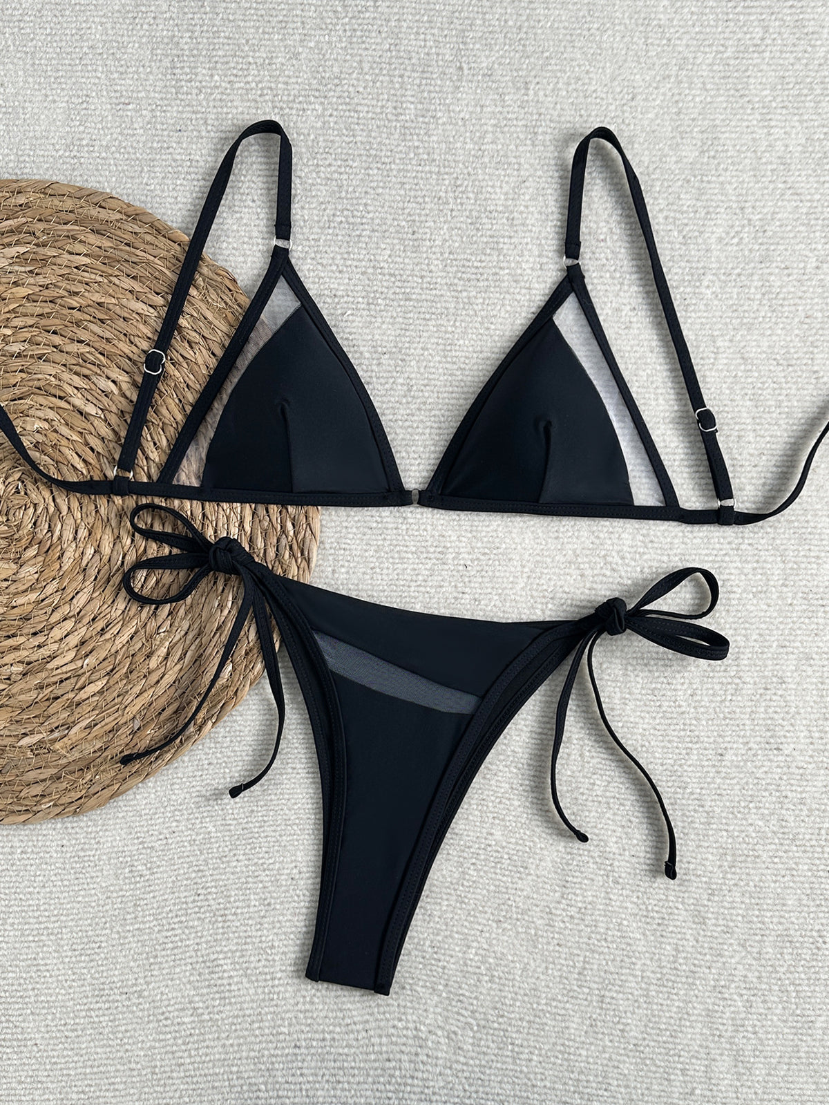 Bikini da donna in pizzo con ferretto