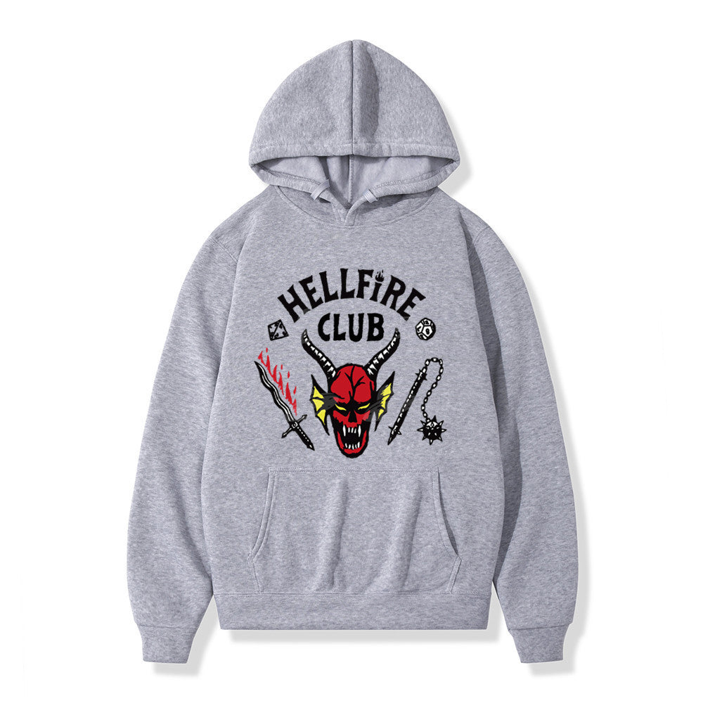 Felpa con cappuccio foderata in pile di Stranger Things