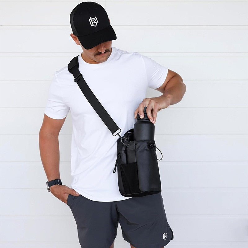 Borsa magnetica per bottiglia d'acqua fitness