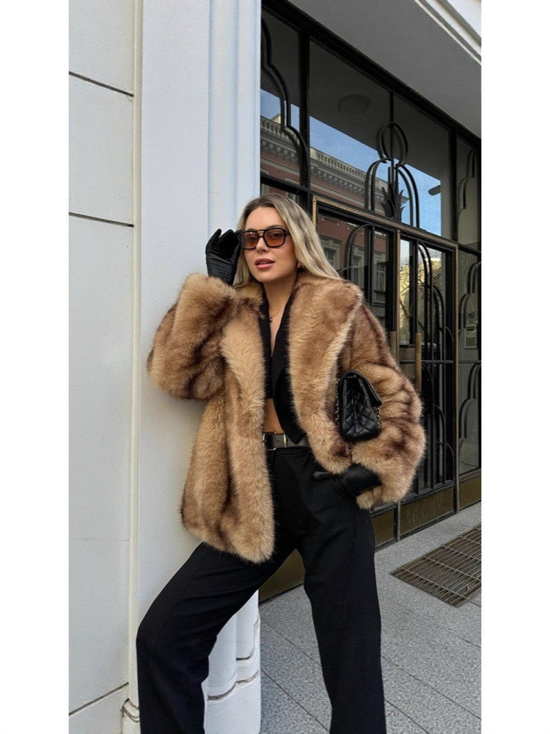 Women's Artificial Fur Winter Coat - originaledrip 52.00