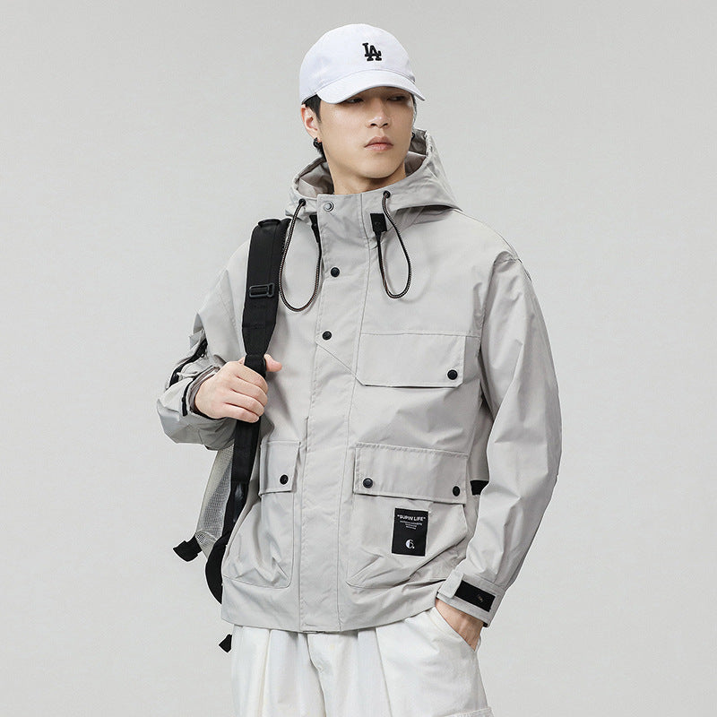 Hooded waterproof jacket - originaledrip 42.00