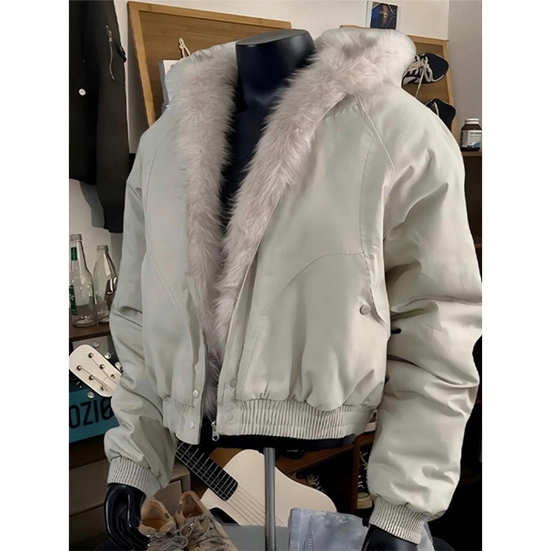 Cleanfit Zuo Shan Diao Giacca Invernale Uomo in Cotone Imbottito, Cappuccio con Collo in Pelliccia, Piumino Corto Caldo e Spesso Stile Americano - originaledrip 39.00