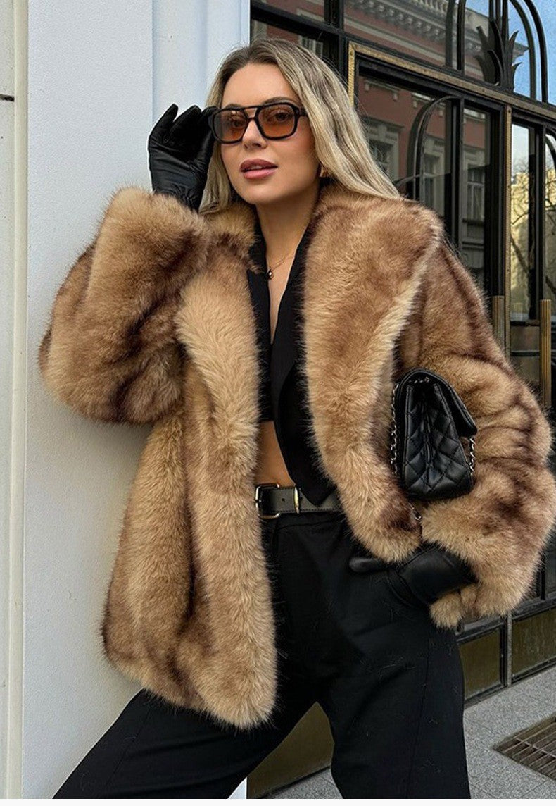 Women's Artificial Fur Winter Coat - originaledrip 52.00