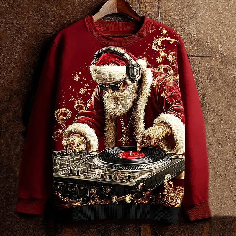 Animal Print Womens Pullover Sweater