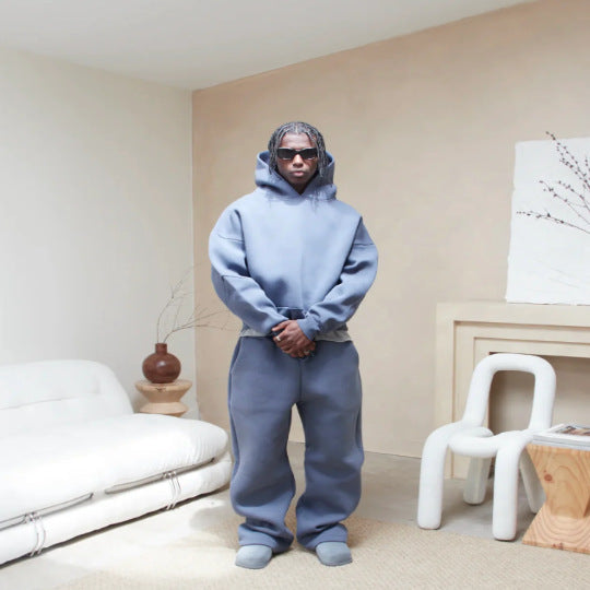 Loose fleece pullover with hood - originaledrip 29.00