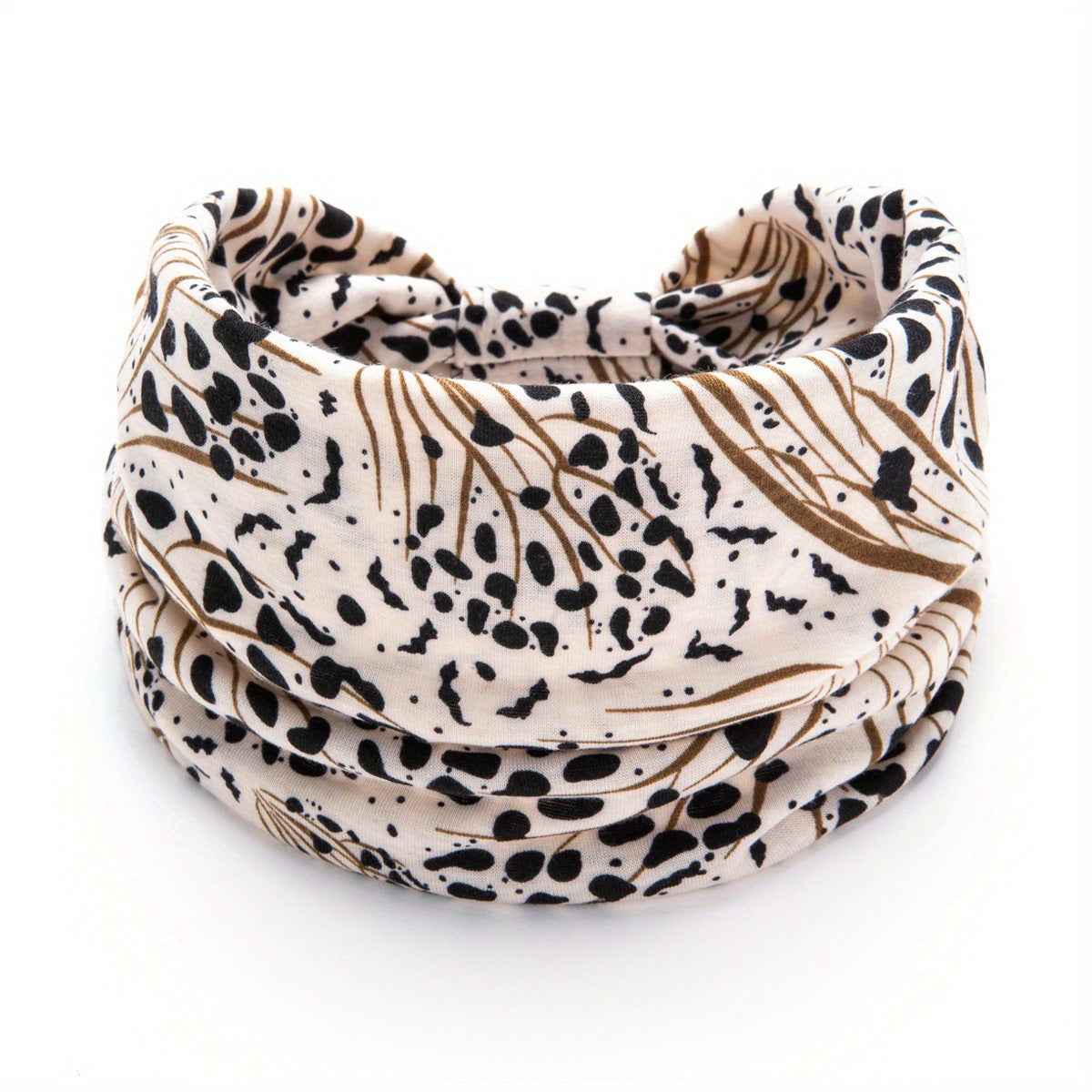 Leopard Print Elastic Sports Headband