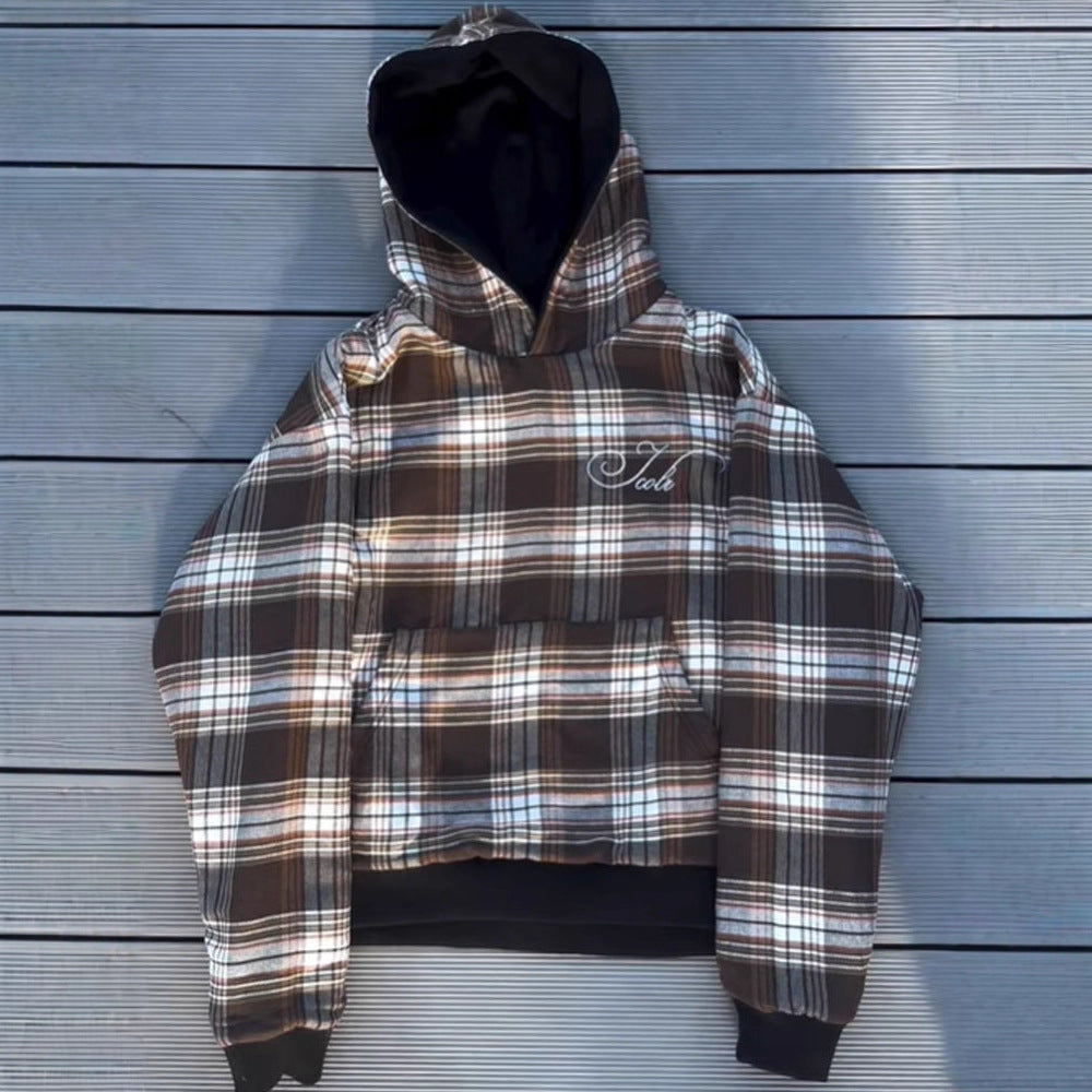 Felpa con cappuccio double face