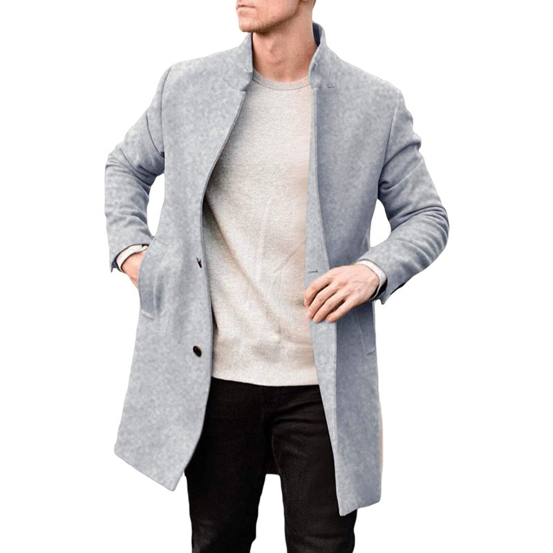 Cappotto Invernale da Uomo in Lana, Elegante e Caldo, Stile Classico Moderno - originaledrip 32.00
