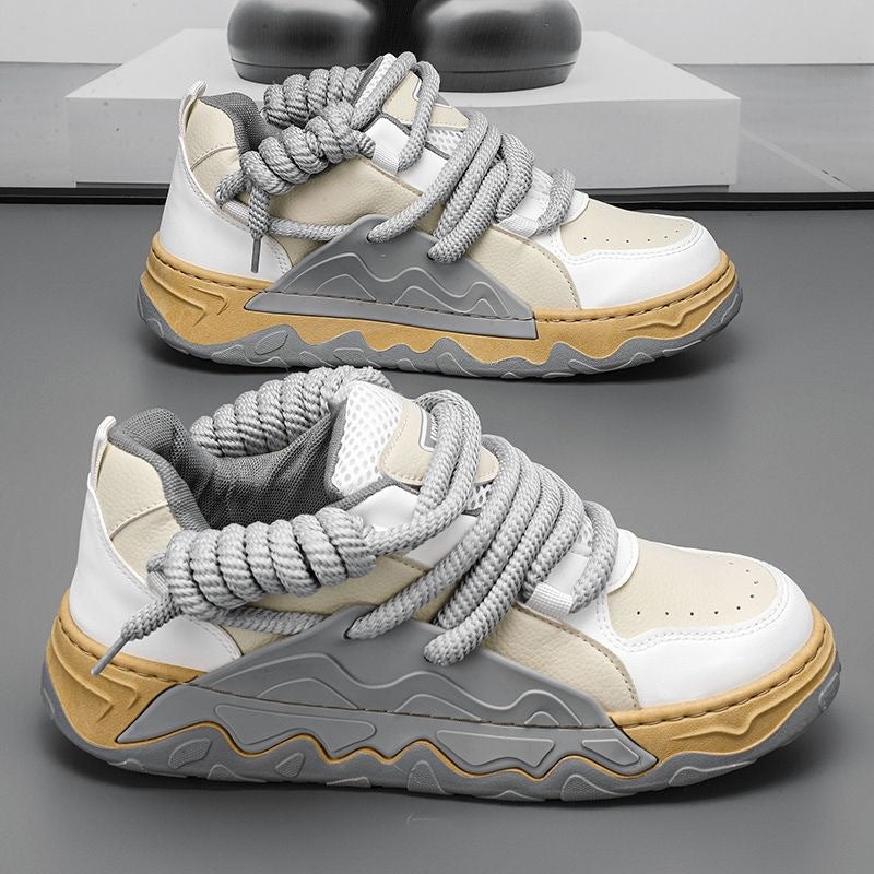 Fashionable platform loafers for men, casual style - originaledrip 38.00