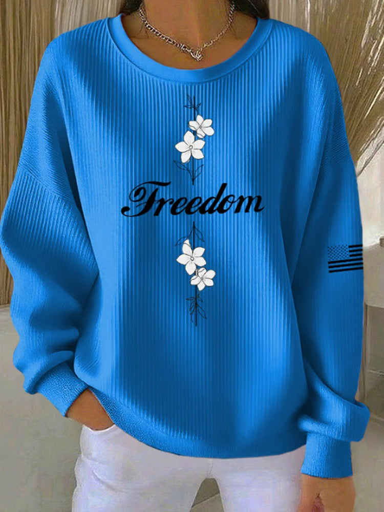 Animal Print Womens Pullover Sweater