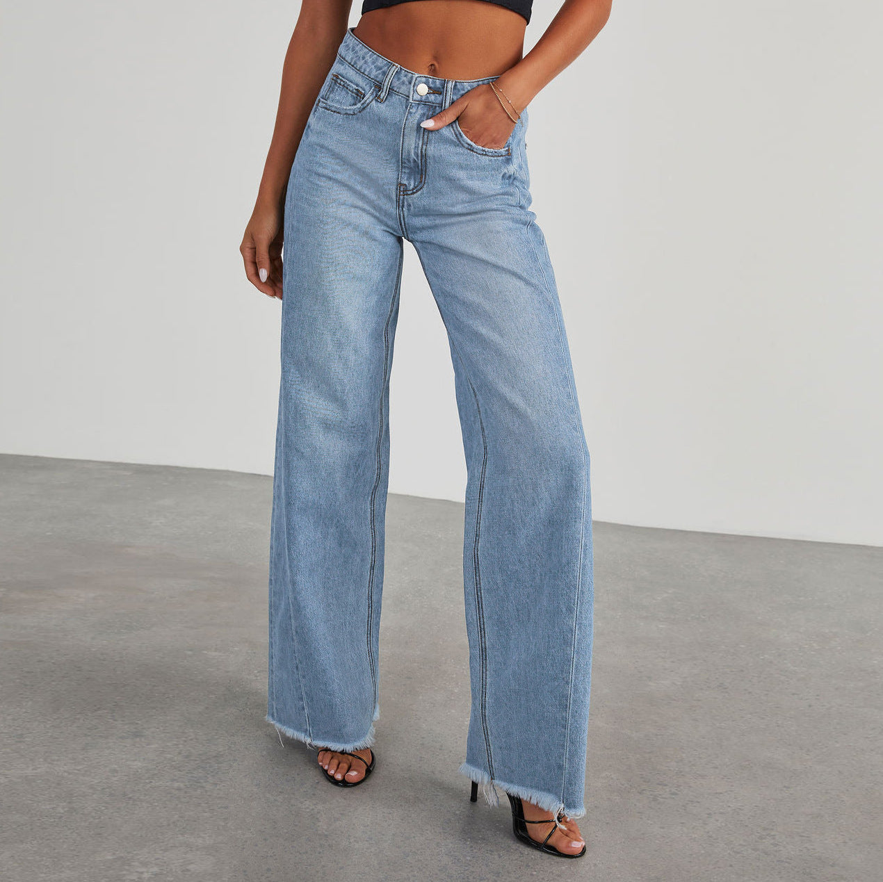 Womens Denim Trousers