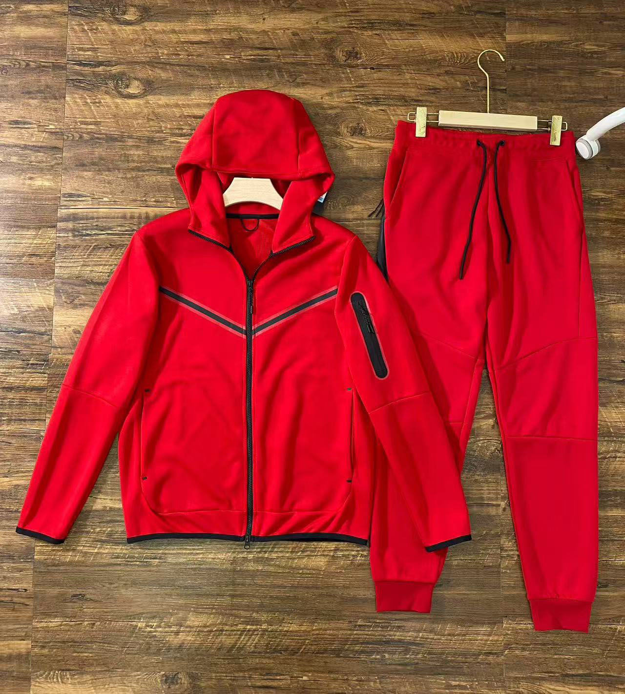 Men's Hooded Sports Tracksuit - originaledrip 55.00