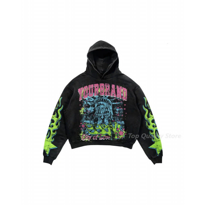 Street Fashion Brand Skull Pullover Sweat - originaledrip 36.00
