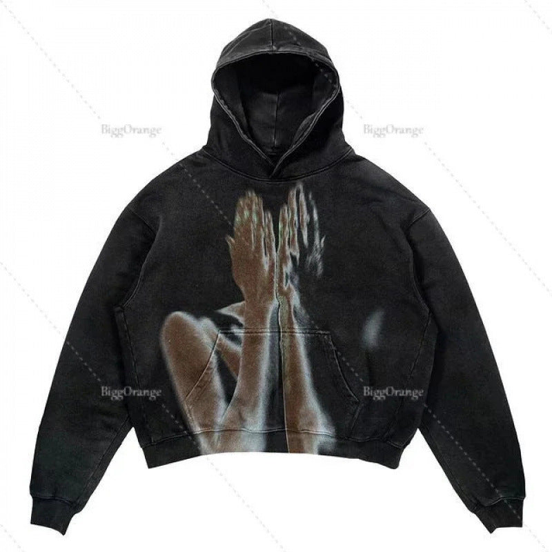 Street Fashion Brand Skull Pullover Sweat - originaledrip 36.00