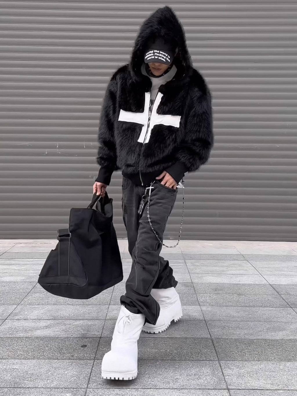 Giacca Reversibile in Pelo di Visone – Lusso Silenzioso con Cappuccio e Dettagli originaledrip