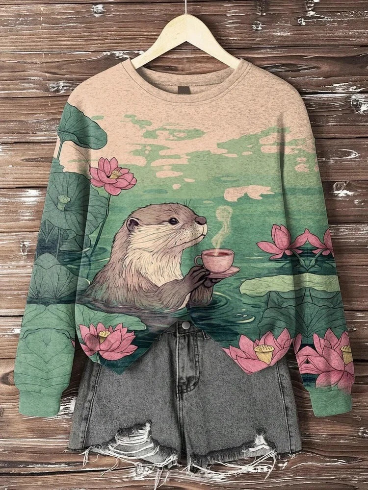 Maglione Donna Stampa Animalier – originaleDrip