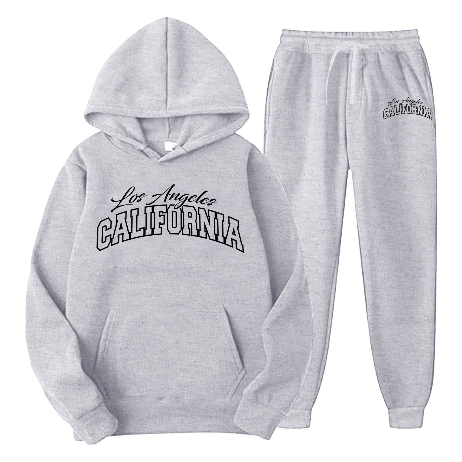 Set Felpa + Jogger Unisex | Cotone Misto, 14 Colori, S-XXXL