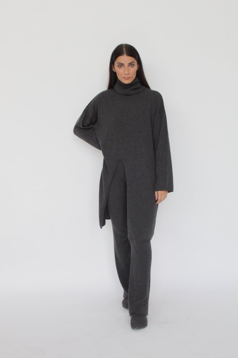 Pantalone in maglia in misto Cashmere - Angela