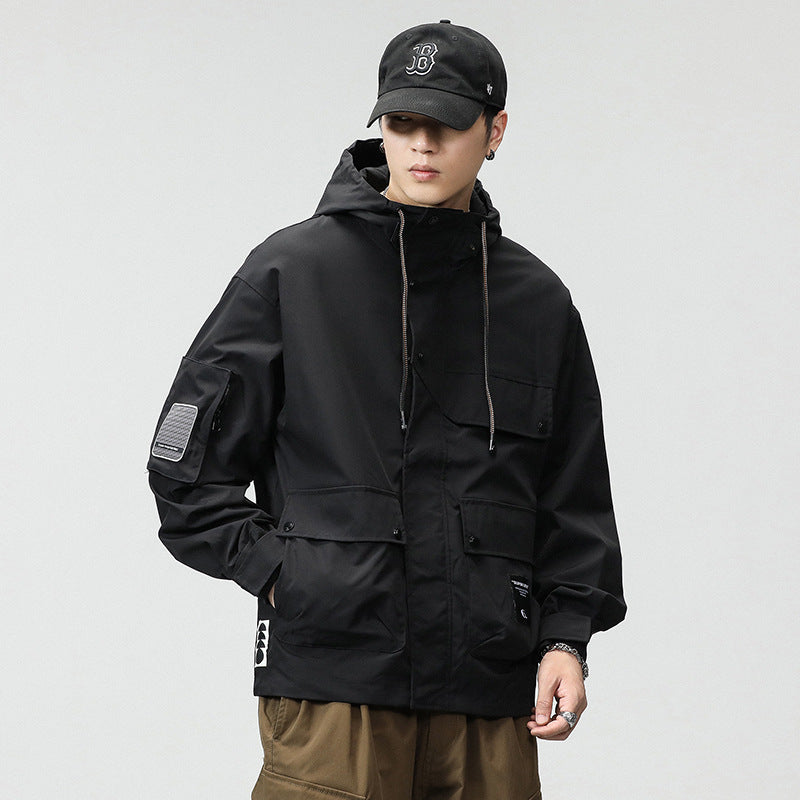 Hooded waterproof jacket - originaledrip 42.00