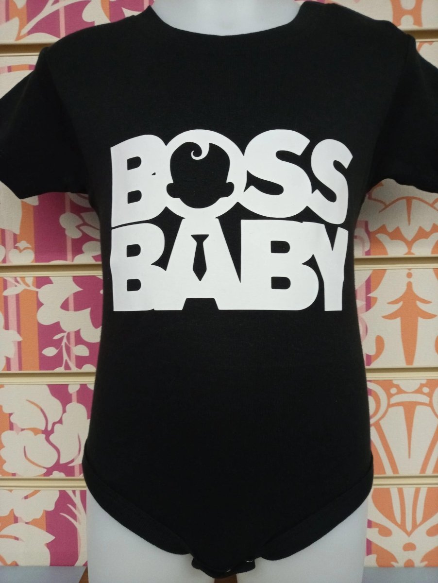 Boss Baby Body da bambino/a a maniche corte 100% cotone JHK-0