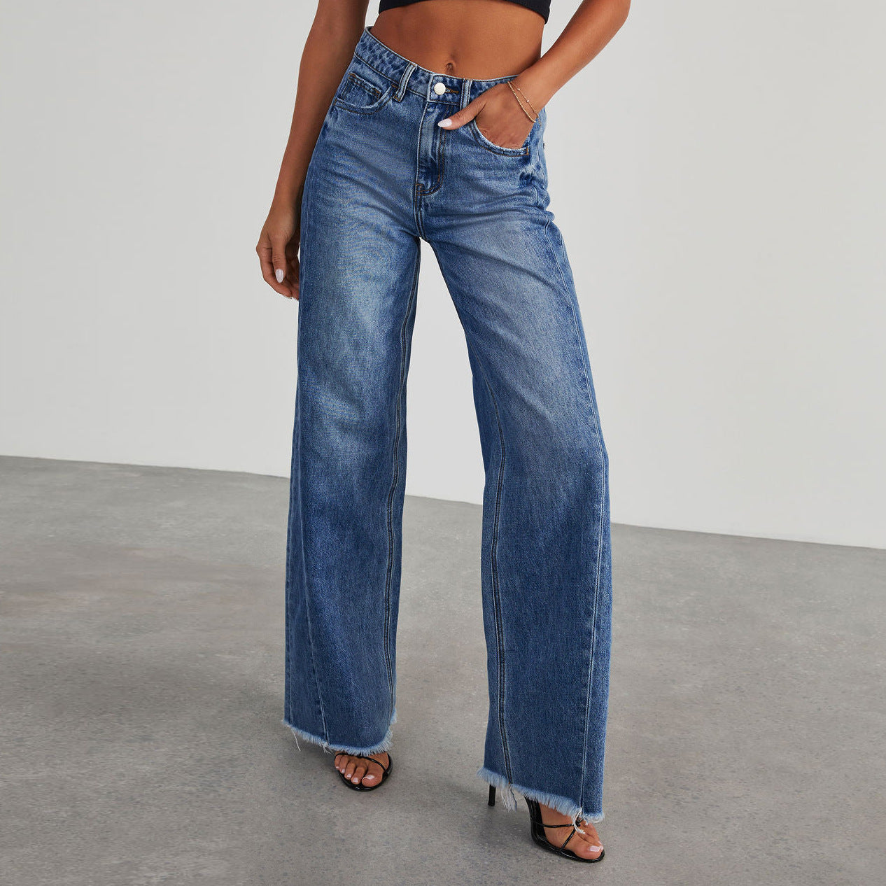 Womens Denim Trousers