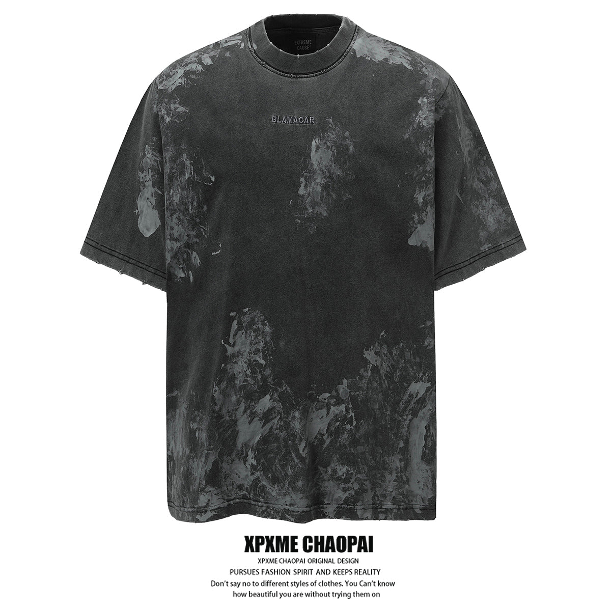 Vintage Hand-Painted Cotton T-Shirt for Men and Women originaledrip