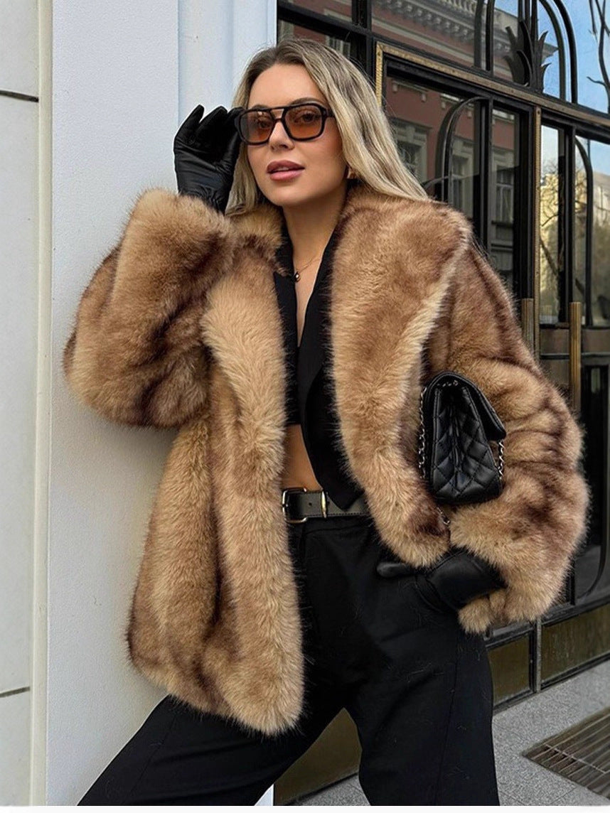 Women's Artificial Fur Winter Coat - originaledrip 52.00
