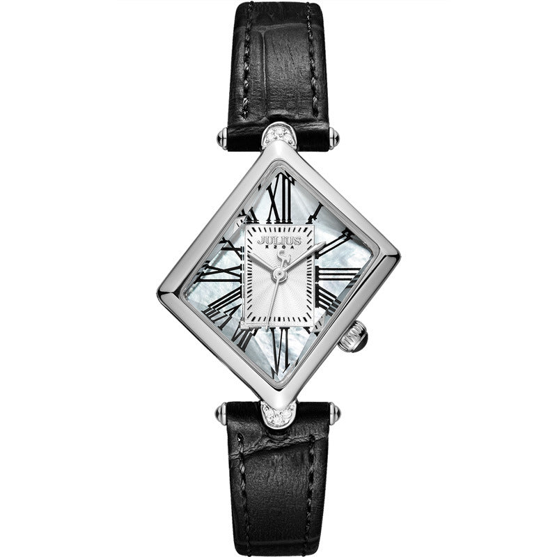 Orologio Vintage Milano Drip Originale Lux – Quadrante Quadrato, Cinturino in Pelle, Stile Senza Tempo - originaledrip