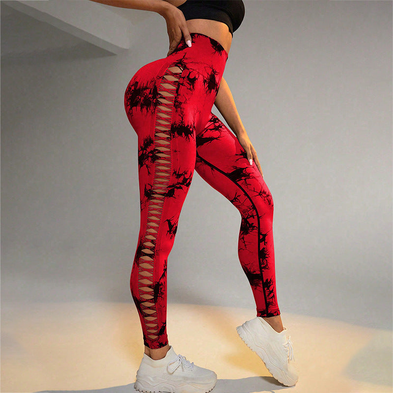 High Waist Yoga Leggings with Leggings da yoga a vita alta con effetto push-up per i glutei.
Lifting Design