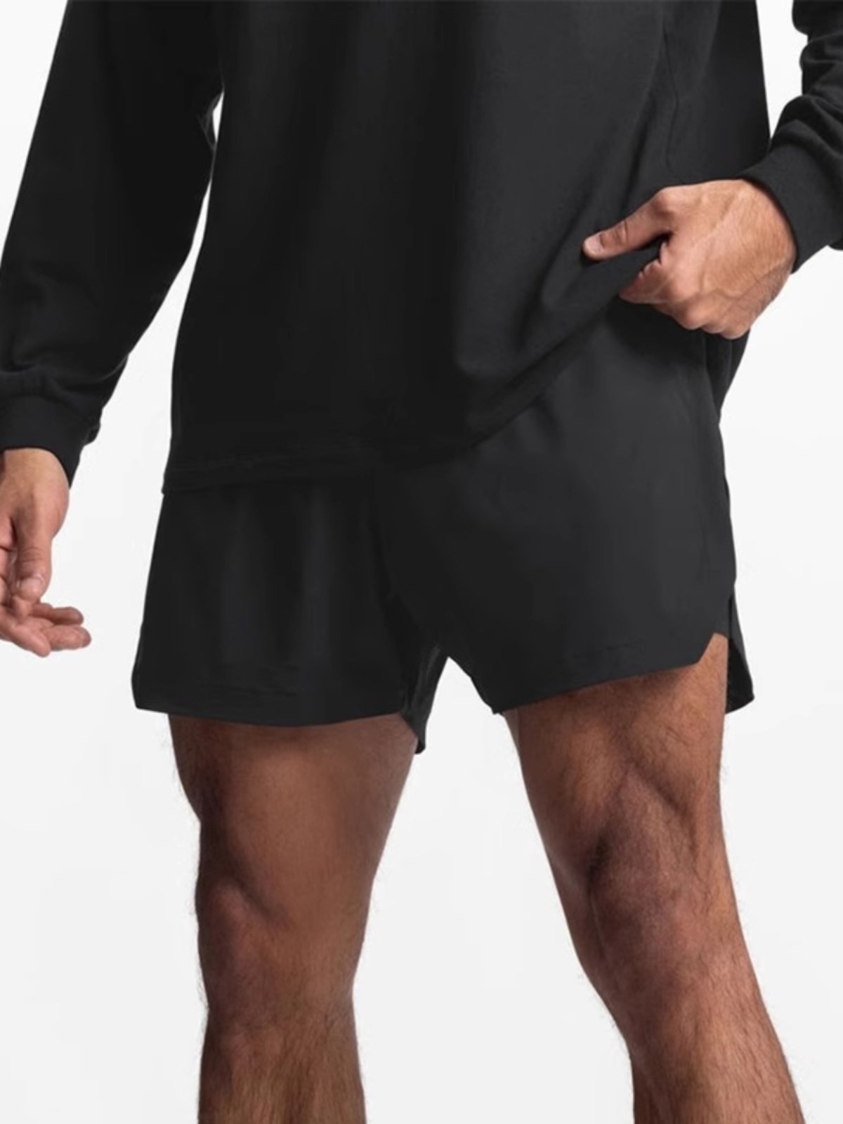 Pantaloncini a doppio strato con fodera