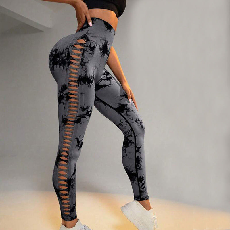 High Waist Yoga Leggings with Leggings da yoga a vita alta con effetto push-up per i glutei.
Lifting Design