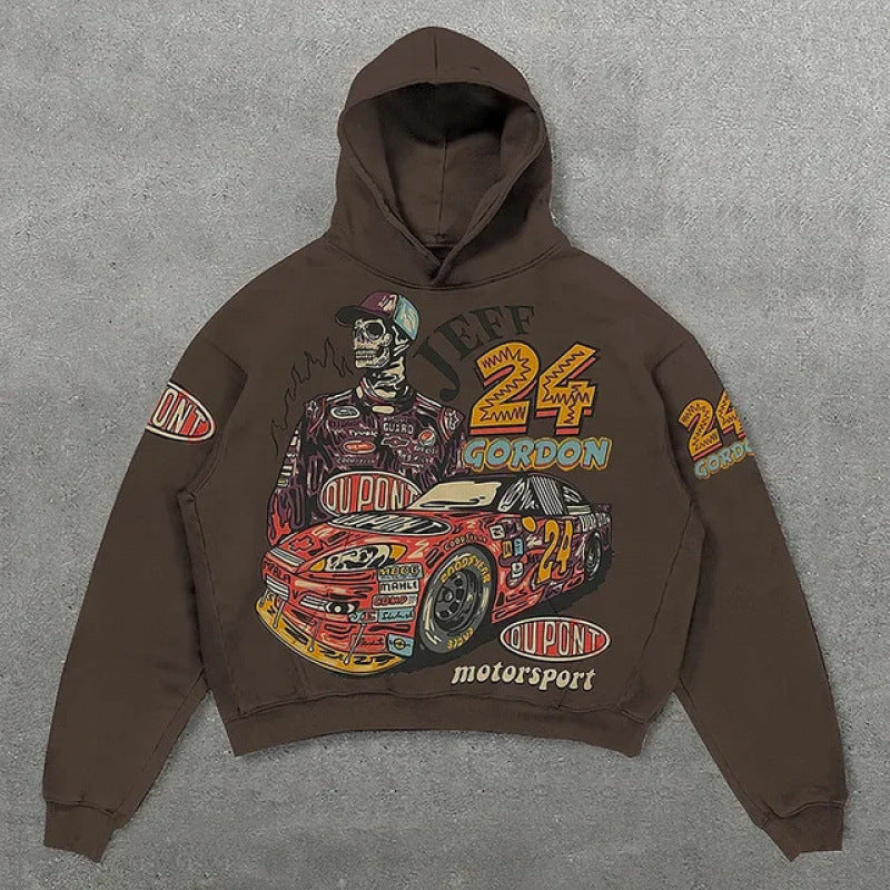 Street Fashion Brand Skull Pullover Sweat - originaledrip 36.00