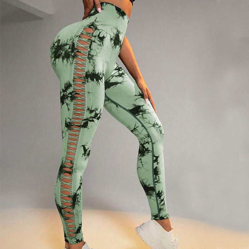 High Waist Yoga Leggings with Leggings da yoga a vita alta con effetto push-up per i glutei.
Lifting Design