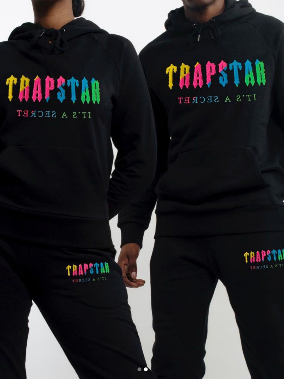 Set Felpa e Pantaloni Unisex con Ricamo – Cotone Spesso Foderato in Pile per l’Inverno - originaledrip 36.00