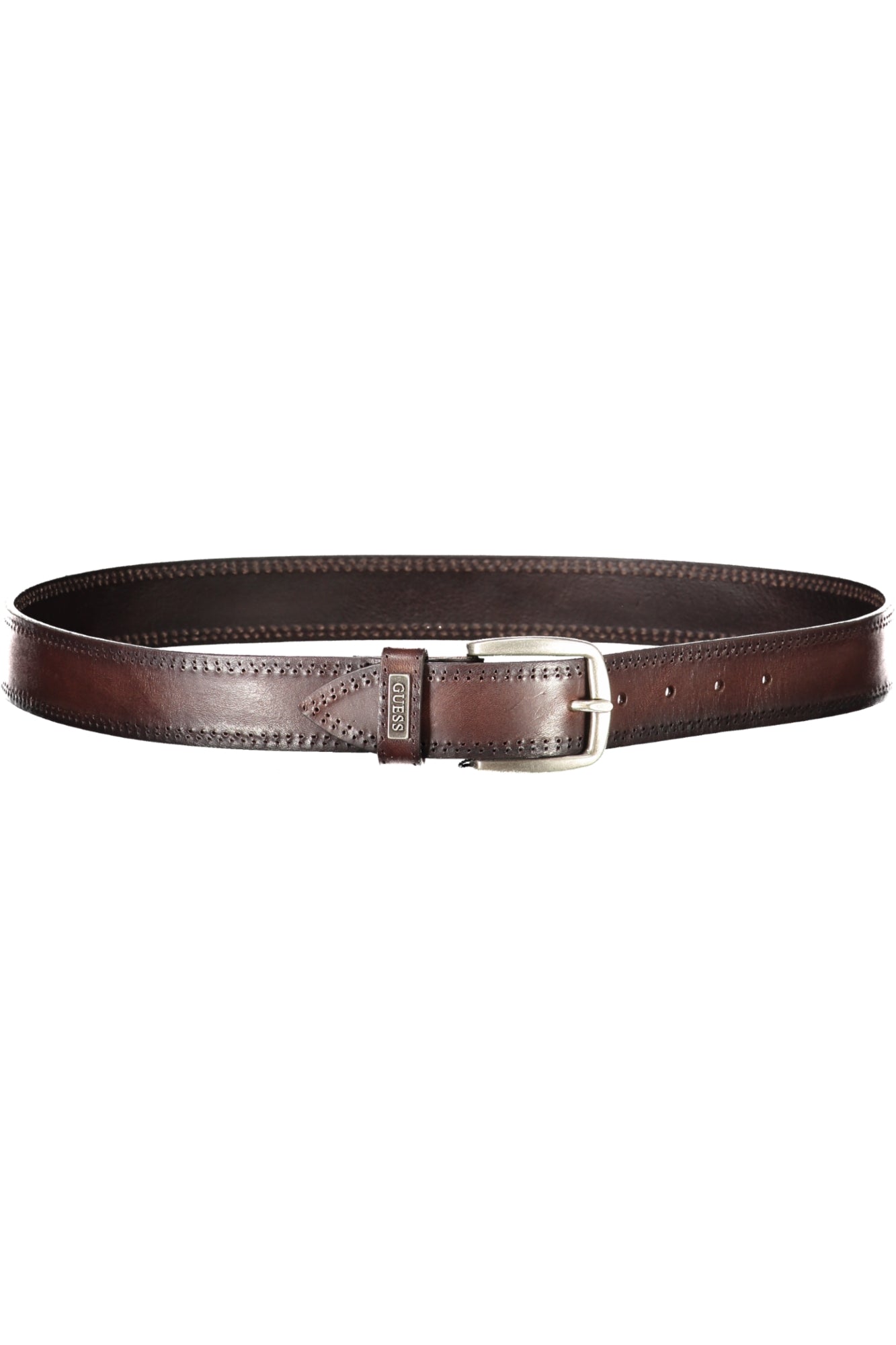 GUESS JEANS LEATHER BELT MEN BROWN-1