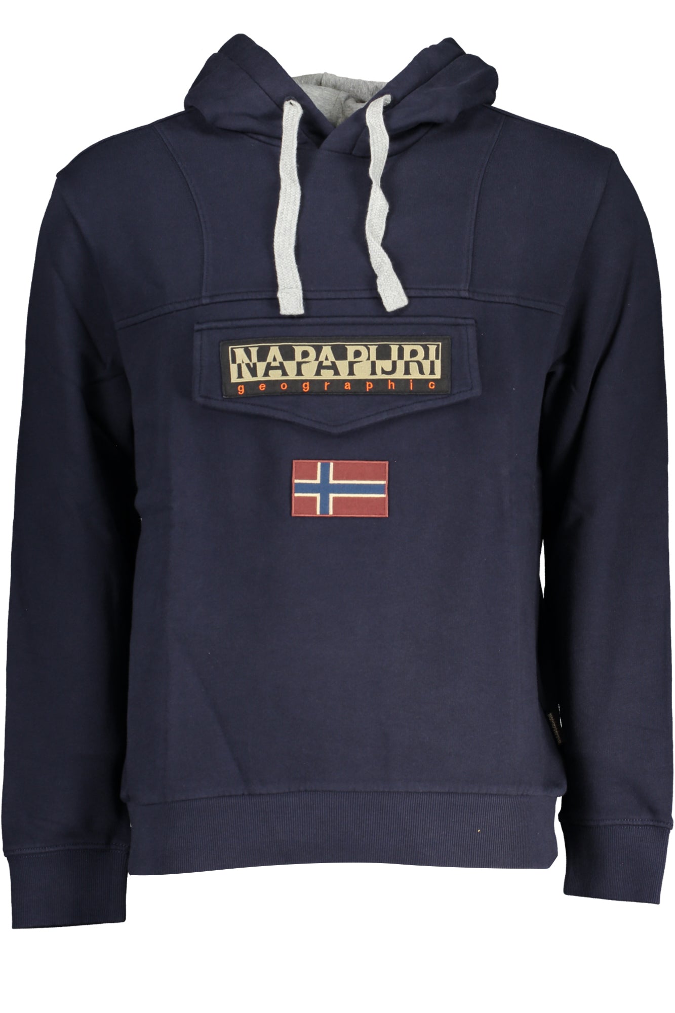 NAPAPIJRI MEN'S BLUE ZIPLESS SWEATSHIRT-0