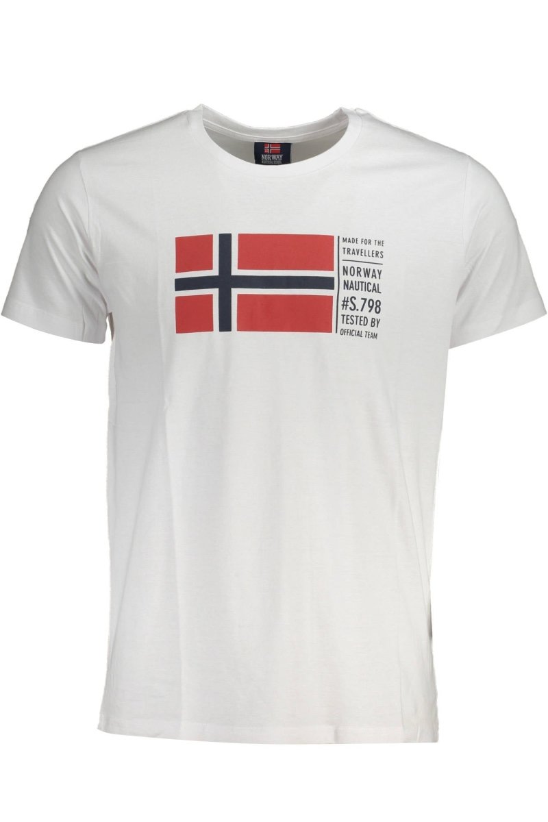 NORWAY 1963 WHITE MEN'S SHORT SLEEVED T-SHIRT